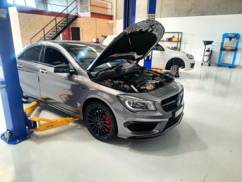 Photo inside Mercedes service Perth centre
