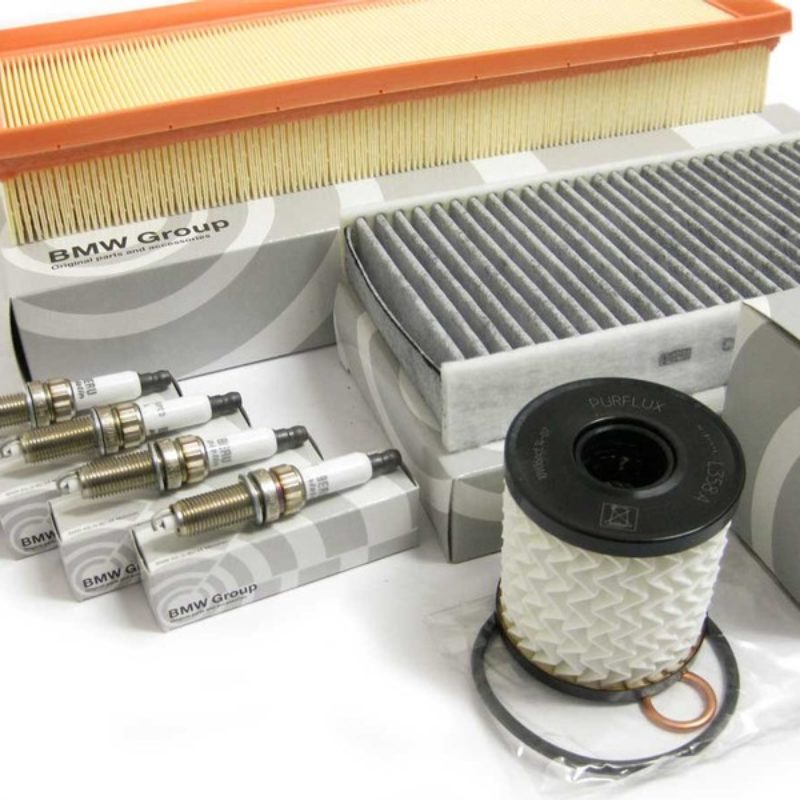 Close up of Mini Cooper parts